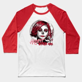 Witch Girl Baseball T-Shirt